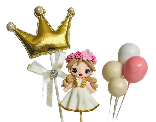 Communie Taart Topper | Bruidsmeisje Bruid cake decoratie