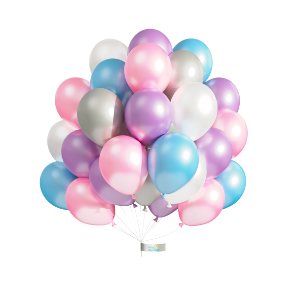 Latex Ballonnen Set Paars Roze Berry Blush  - Verjaardag